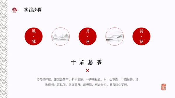 水墨中国风简约大学生毕业答辩通用模板PPT