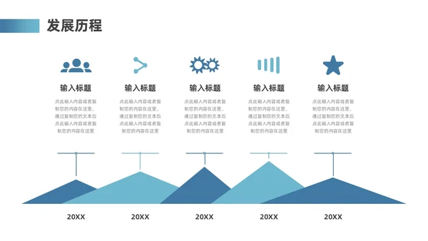 蓝色地球简约风互联网商业计划书ppt模板
