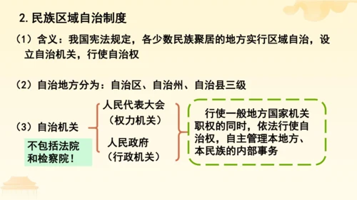 第三单元第五课第三课时 基本政治制度教学课件 --统编版中学道德与法治八年级（下）