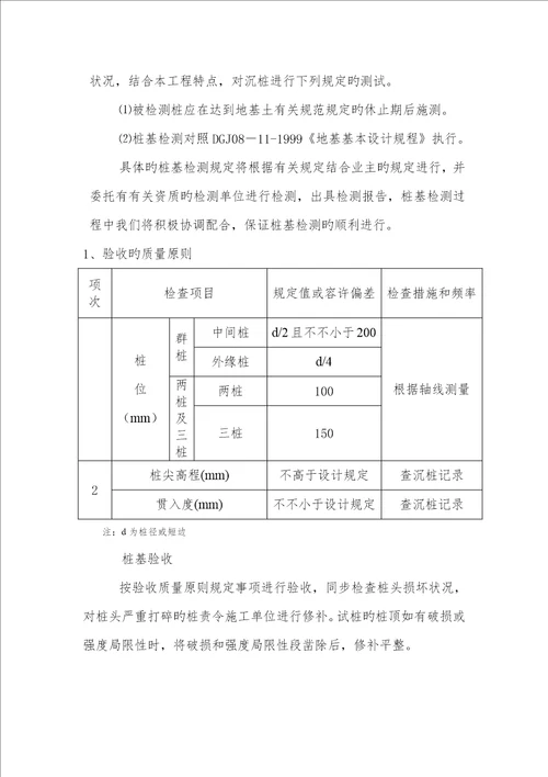 锤击桩专项综合施工专题方案