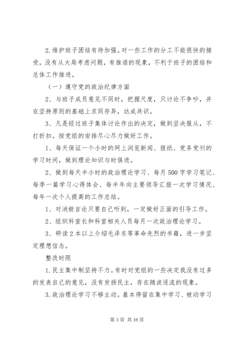 党员问题清单、整改清单.docx