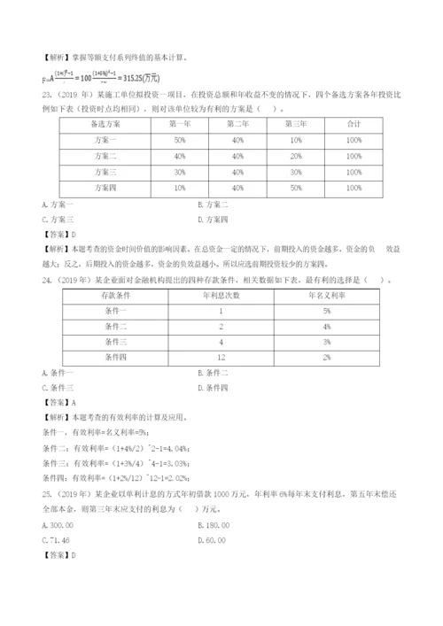 2021一建《经济》章节题(1).docx