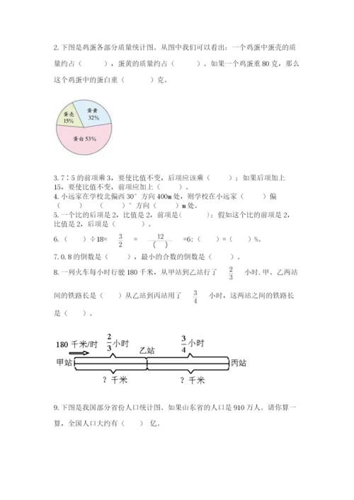 2022六年级上册数学期末考试试卷（能力提升）word版.docx