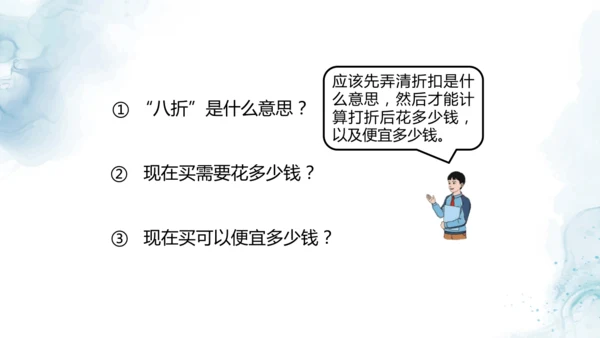人教版六年级数学下册折扣问题教学课件