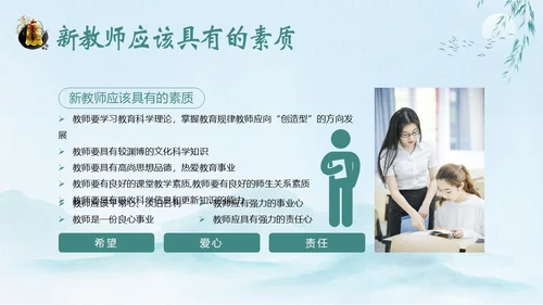 新教师经验交流新教师老师培训开学季教师培训PPT