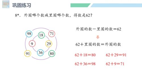 新人教版数学二年级上册2.2.5 练习四课件(25张PPT)