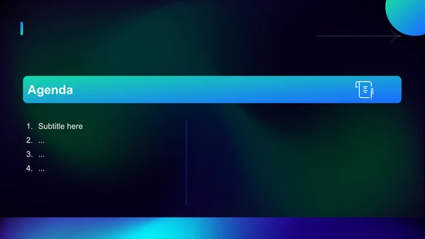 蓝色渐变风企业内训：AI工具在办公中的应用PPT主题