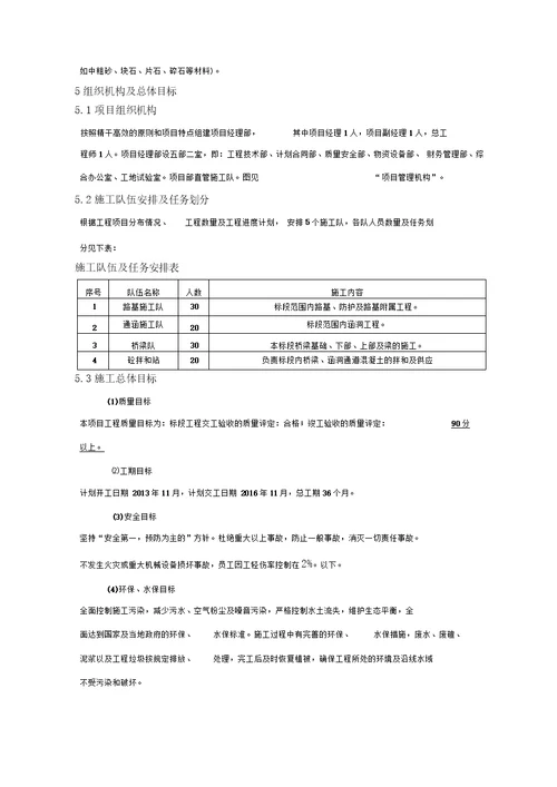 四施工组织设计第合同