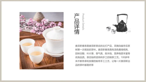白色春茶产品介绍宣传手册