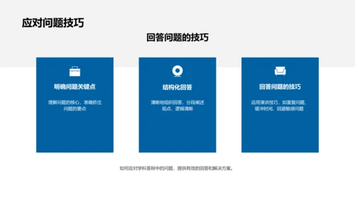 答辩技巧讲解PPT模板