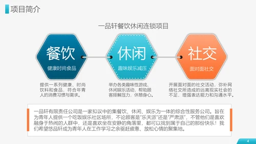 财富商业项目计划书PPT模板