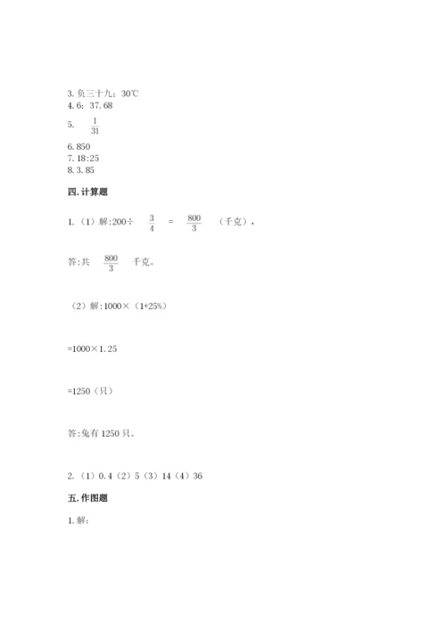 北师大版六年级下册数学期末测试卷及参考答案【轻巧夺冠】.docx