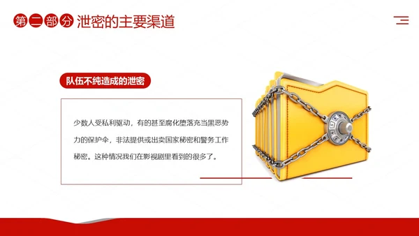 公安消防警务系统保密培训保密教育课程PPT