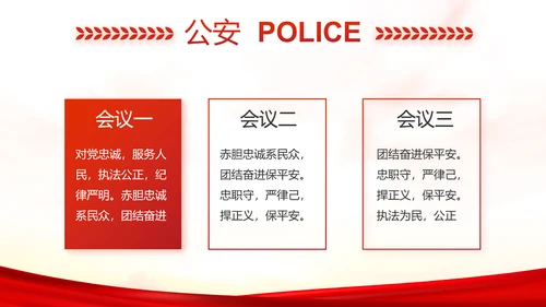 扫黑除恶专项斗争总结表彰大会代表PPT模板