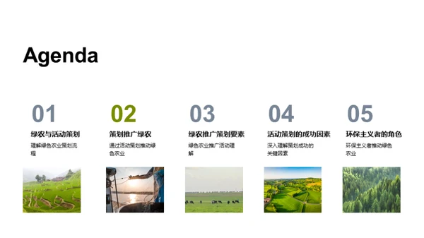 活动策划推动绿农
