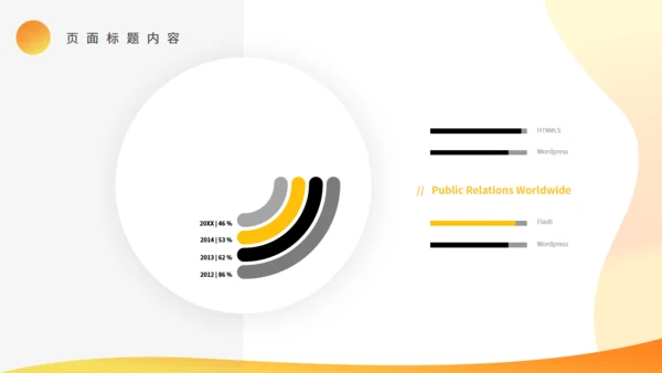 黄色创意2.5D竞品分析报告通用PPT模板