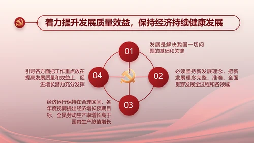 红色党建党支部工作汇报计划PPT党课