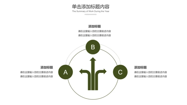 绿色户外骑行山地自行车极限运动PPT模板