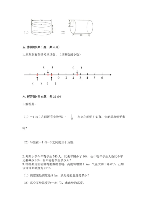 人教版六年级下册数学期末测试卷必考题.docx