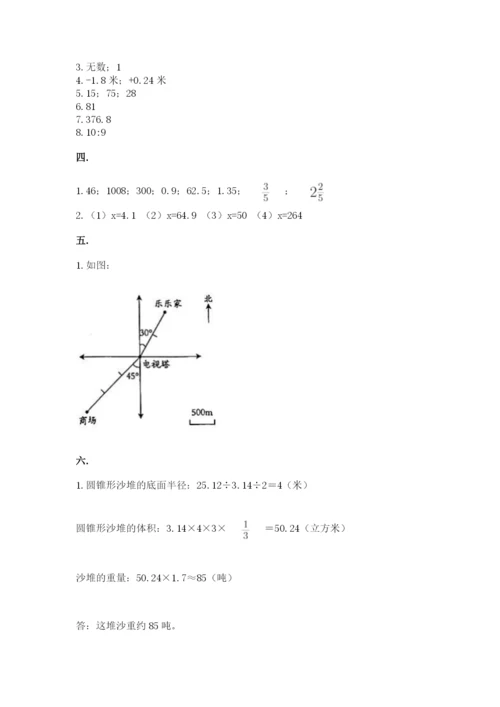 杭州文澜中学小升初数学试卷及答案（新）.docx