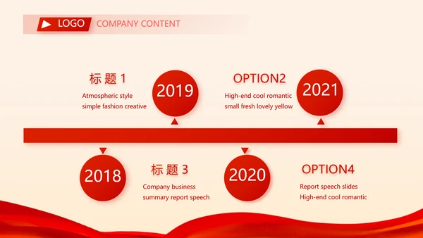 红色喜庆公司联欢晚会年会策划动态PPT模板