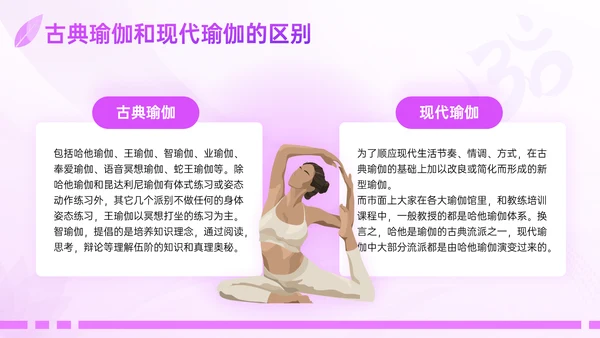 瑜伽之树生命延绅身体拉伸普拉提PPT模板