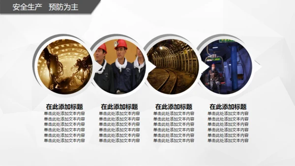 煤矿安全煤炭矿产资源通用PPT模板