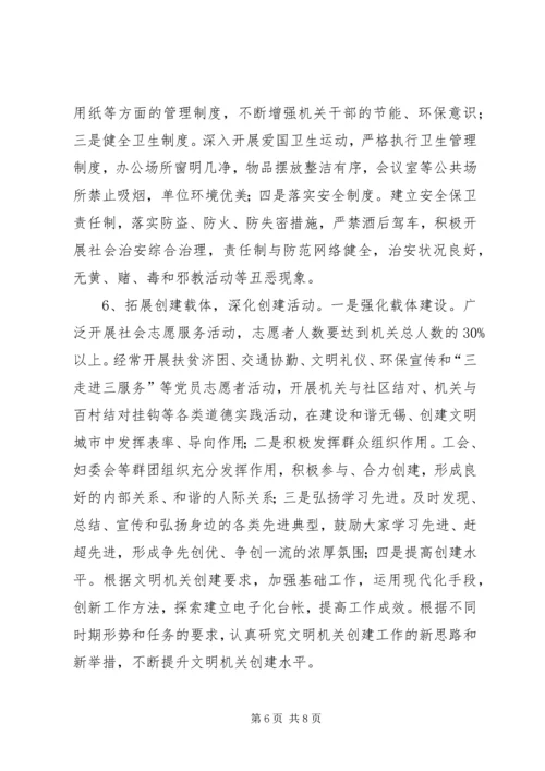 信访局文明机关创建活动工作意见 (3).docx