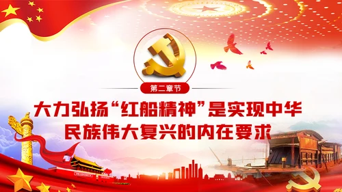 红船精神彰显百年初心历久弥坚建党100周年