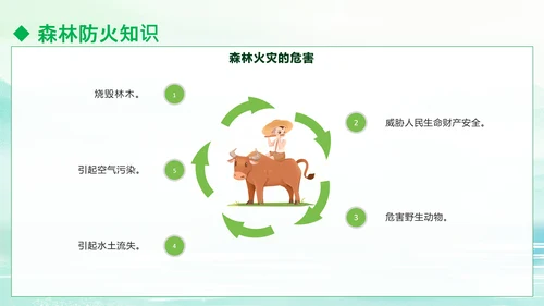 清明防火知识安全宣讲通用PPT模板