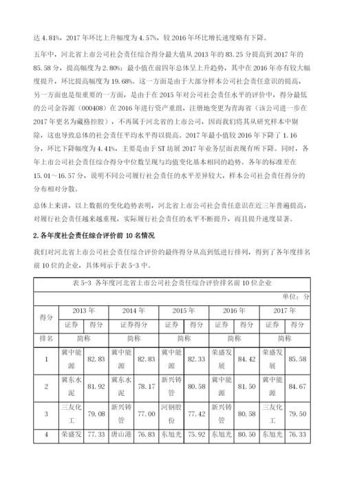 河北省上市公司社会责任发展报告.docx