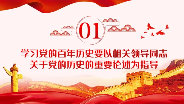 百年恰是风华正茂学习党的百年历史PPT模板