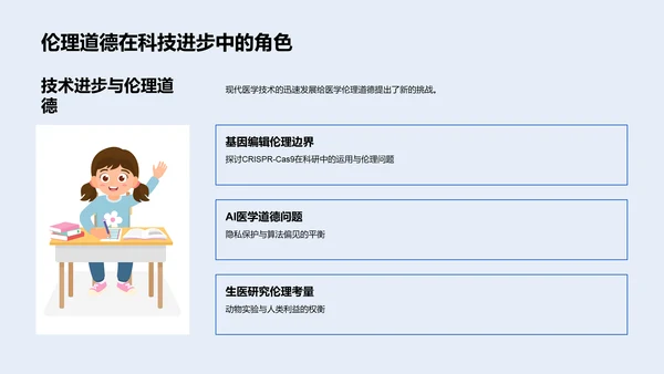 医学进步开题报告PPT模板