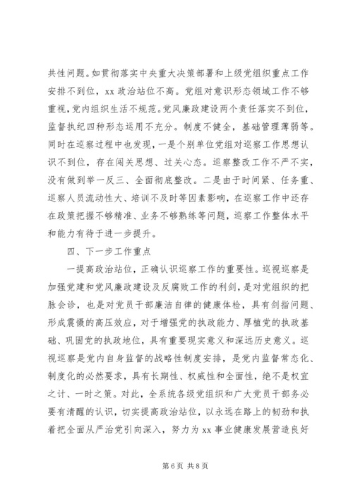 全面从严治党巡察工作总结.docx