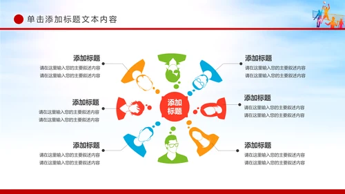 2019团委共青团五四青年年终总结工作汇报PPT模板
