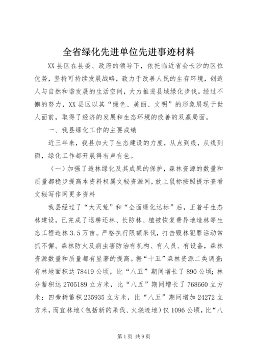 全省绿化先进单位先进事迹材料 (5).docx