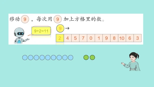 (2023新插图)人教一年级数学上册 8.1  9加几（第2课时）课件(共31张PPT)
