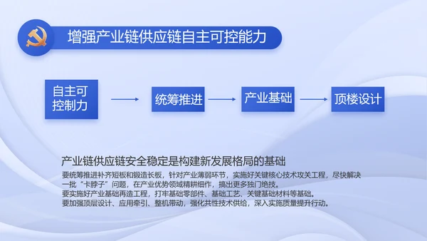 蓝色党建党支部述职报告PPT动态模板