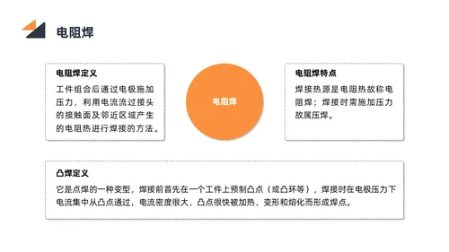 商务简约黑色橙色电焊工操作培训PPT课件