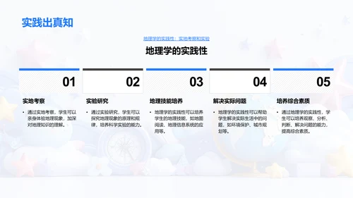 地理知识及其应用PPT模板