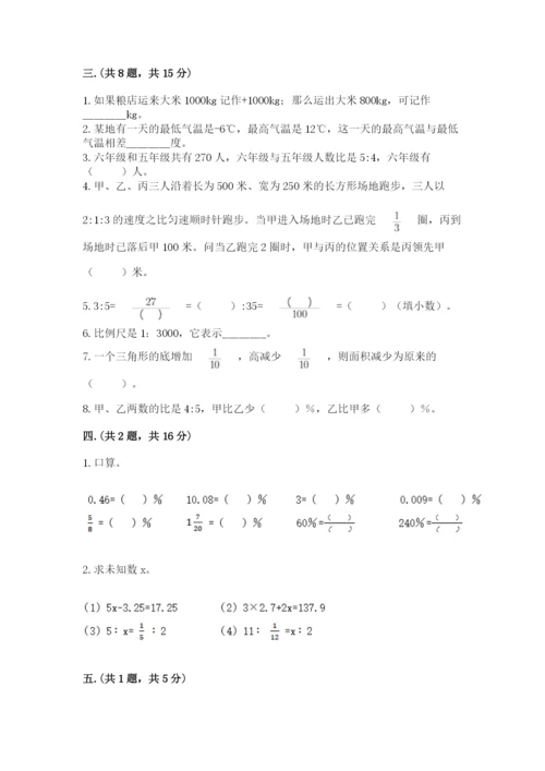 洛阳市小学数学小升初试卷（考点精练）.docx