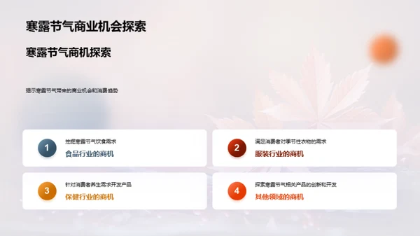 寒露节气商业解析