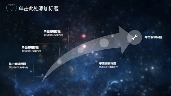 星空大气地球发布会通用PPT模版