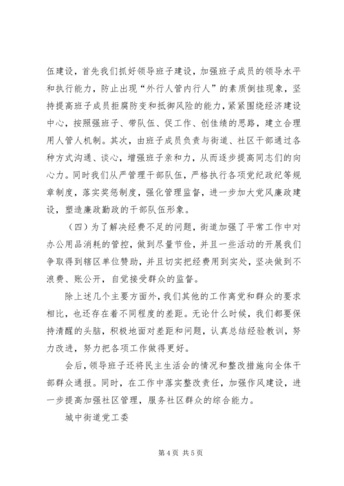 学院专题民主生活会、组织生活会综合情况报告 (5).docx