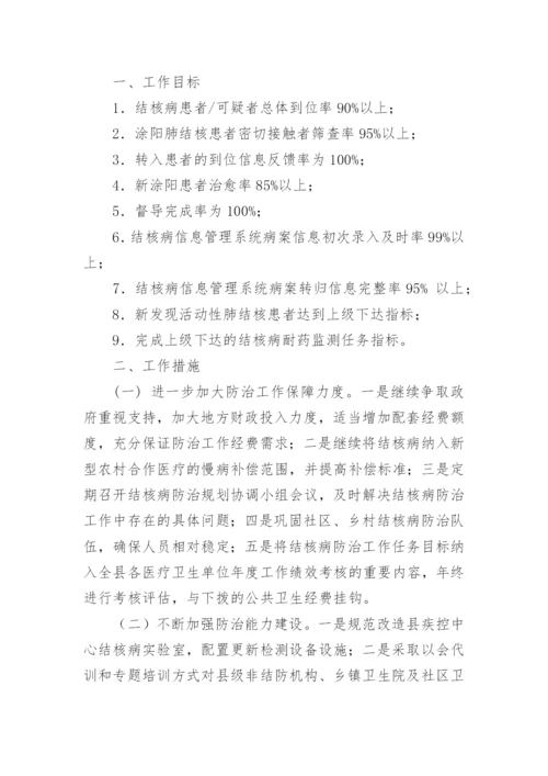 结核病工作计划.docx