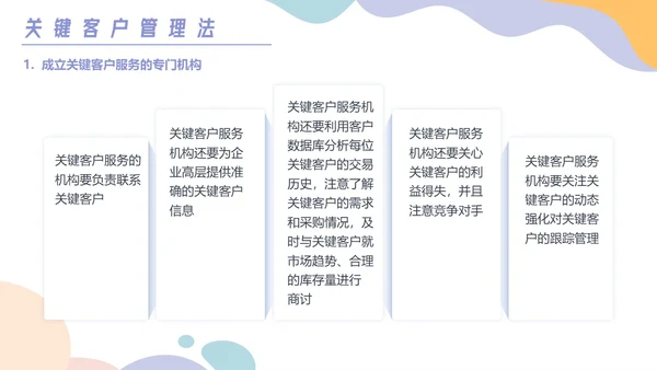 彩色卡通风客户分级管理培训PPT课件