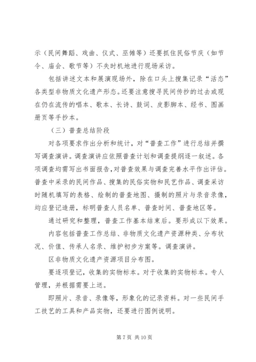 非物质文化遗产整查方案.docx