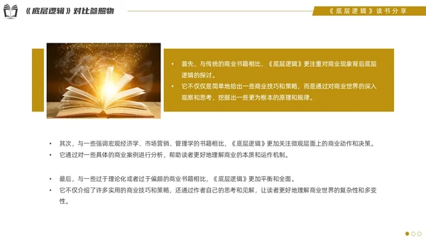 实拍风底层逻辑读书分享PPT