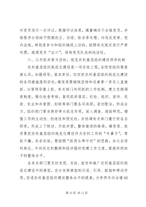 关于加强农村基层组织规范化建设的意见 (3).docx