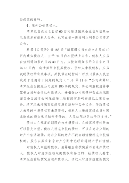 公司清算方案.docx